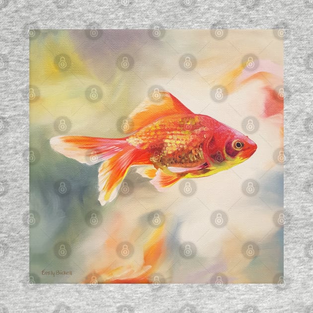 Goldfish painting by EmilyBickell